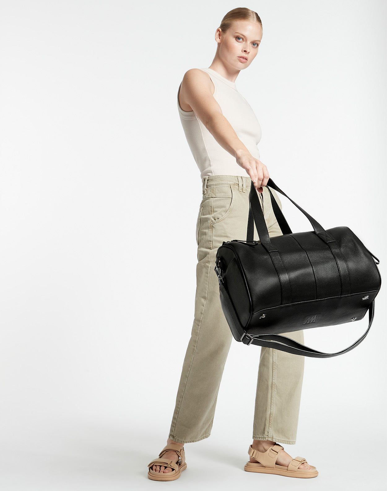 Leather Weekender Bag Women 
