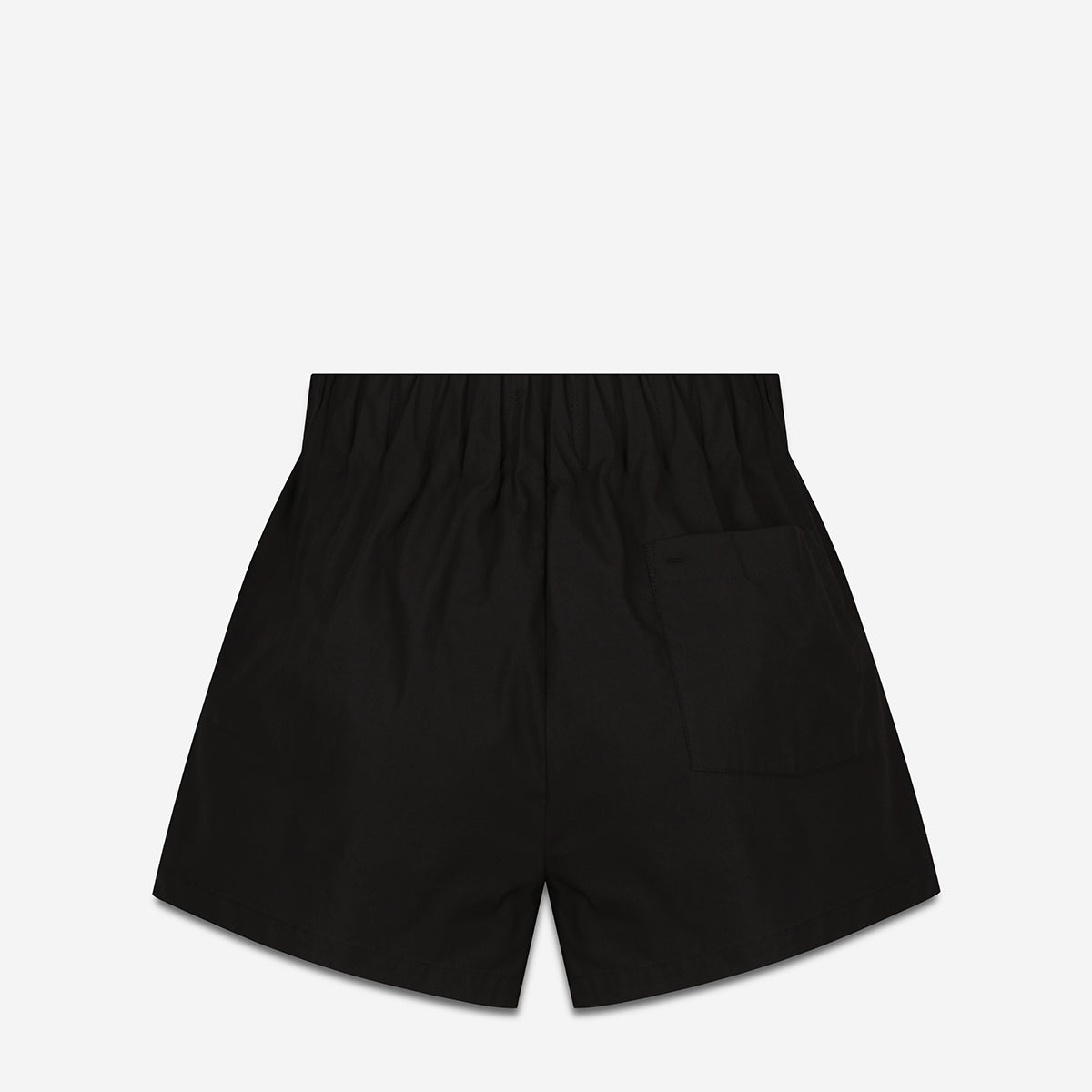 Black cotton outlet shorts