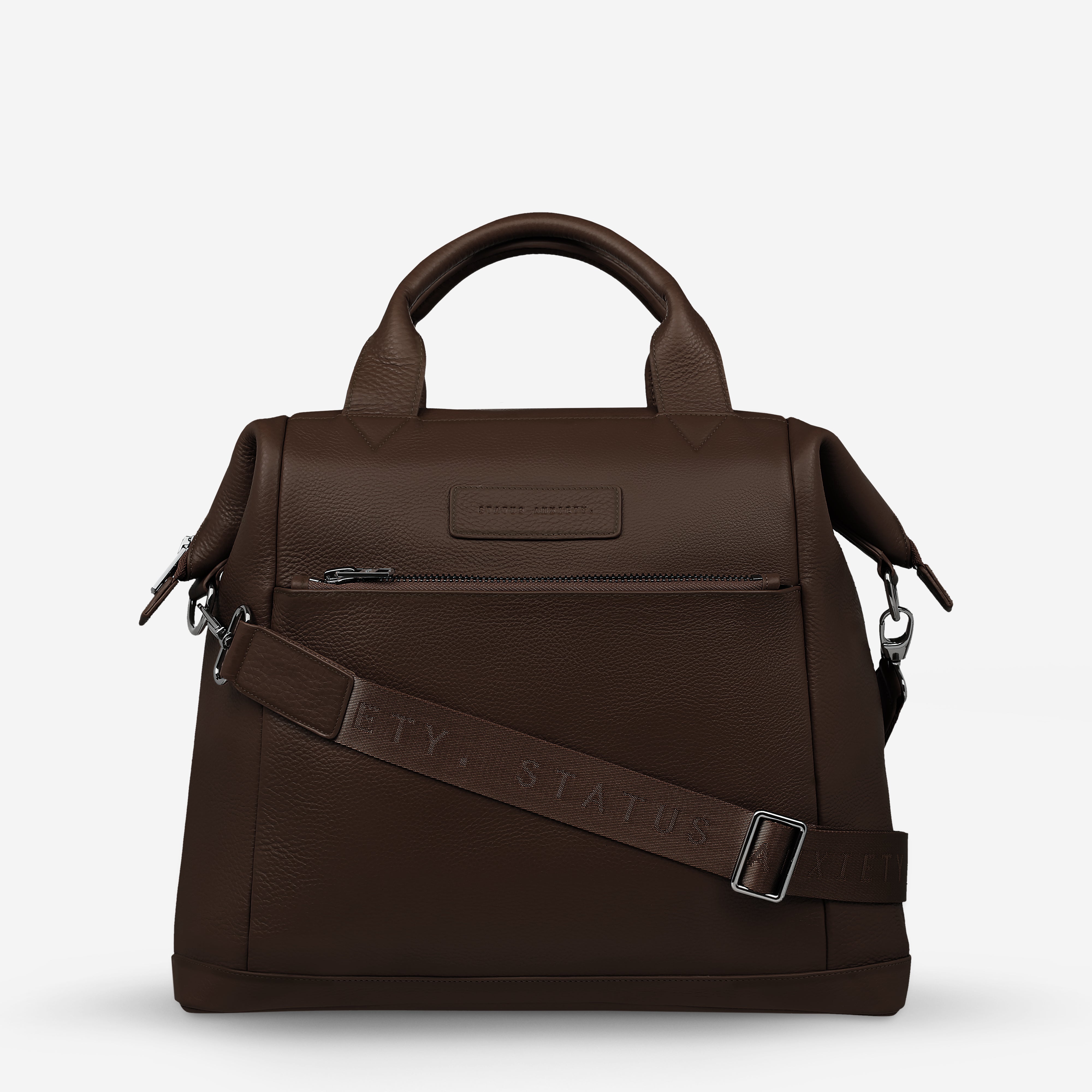 Functional Leather Backpacks Status Anxiety