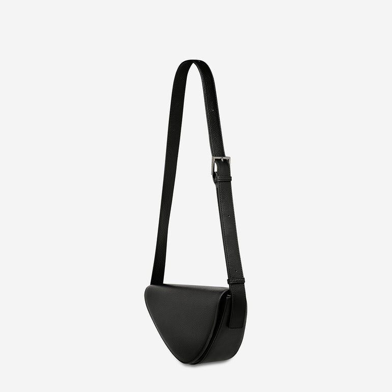 Status Anxiety Ethereal Women's Leather Crossbody Bag Black