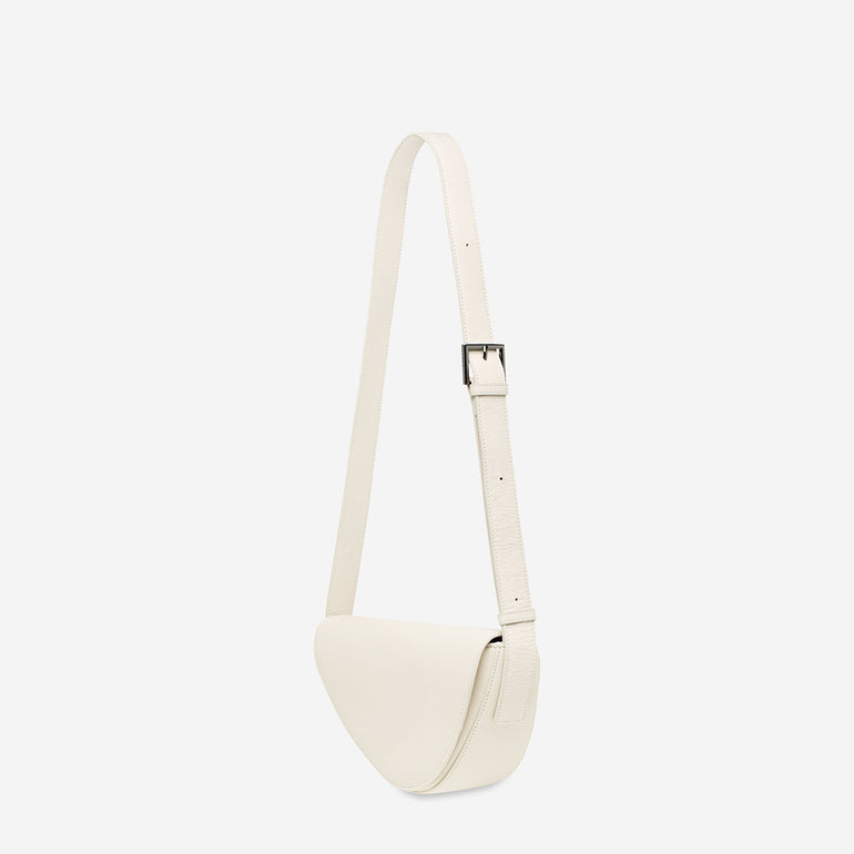 Status Anxiety Ethereal Women's Leather Crossbody Bag Chalk