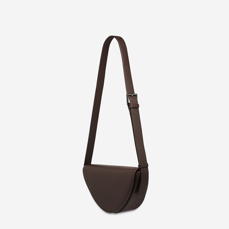 Status Anxiety Ethereal Women's Leather Crossbody Bag Cocoa