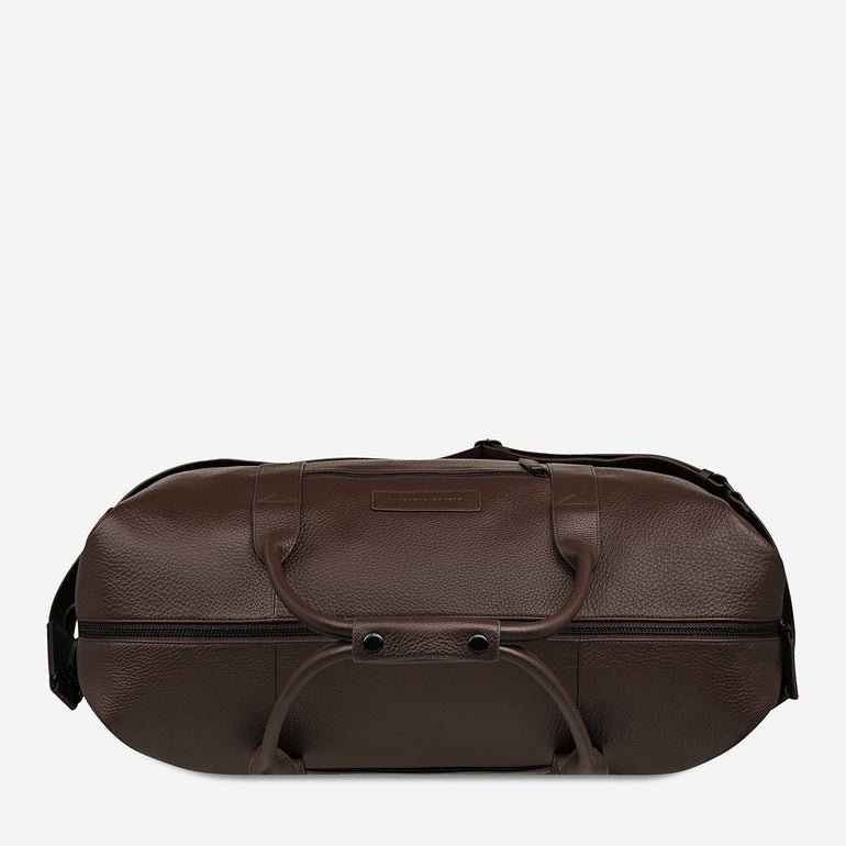 Status Anxiety Everything I Wanted Leather Duffle Bag Cocoa