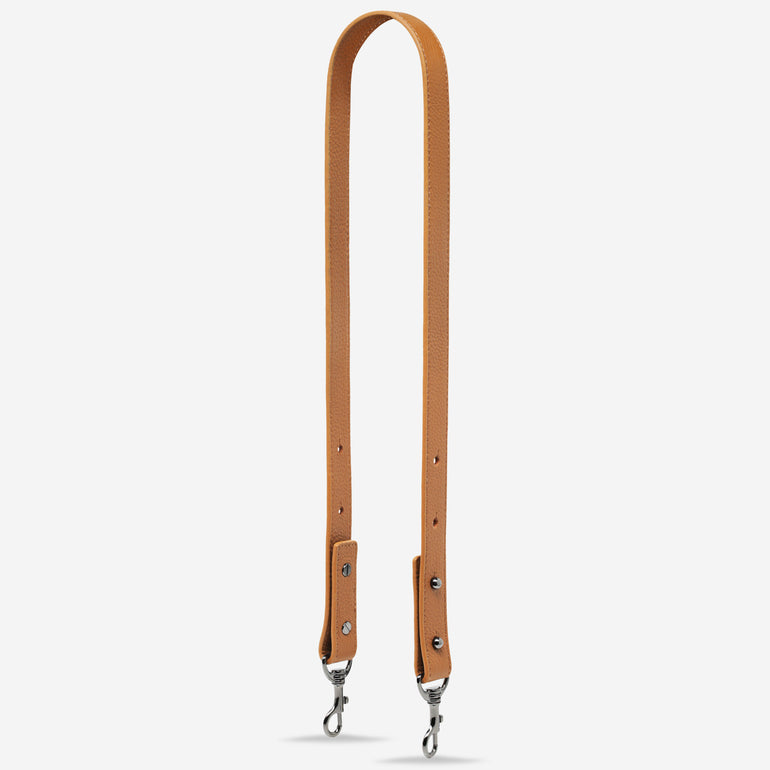 Status Anxiety Tan Medium Leather Strap for Bags 