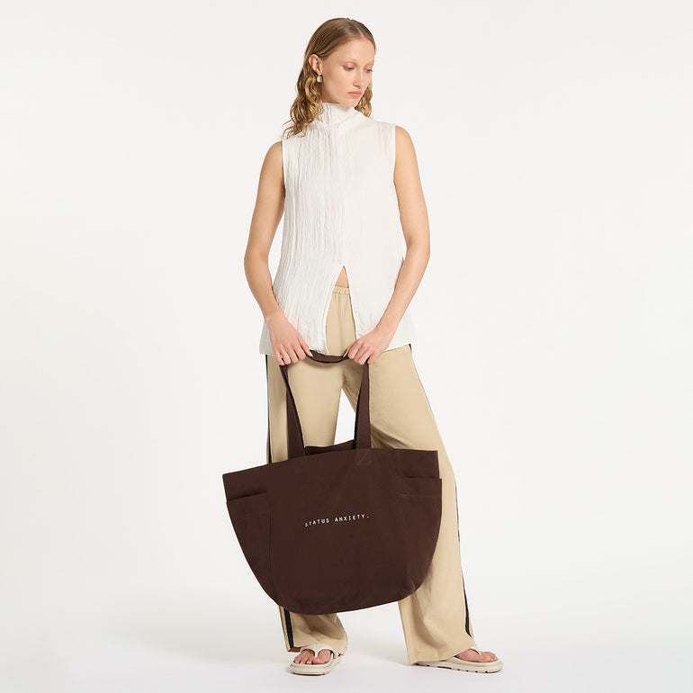 Status Anxiety Knees Deep Tote Bag Bark