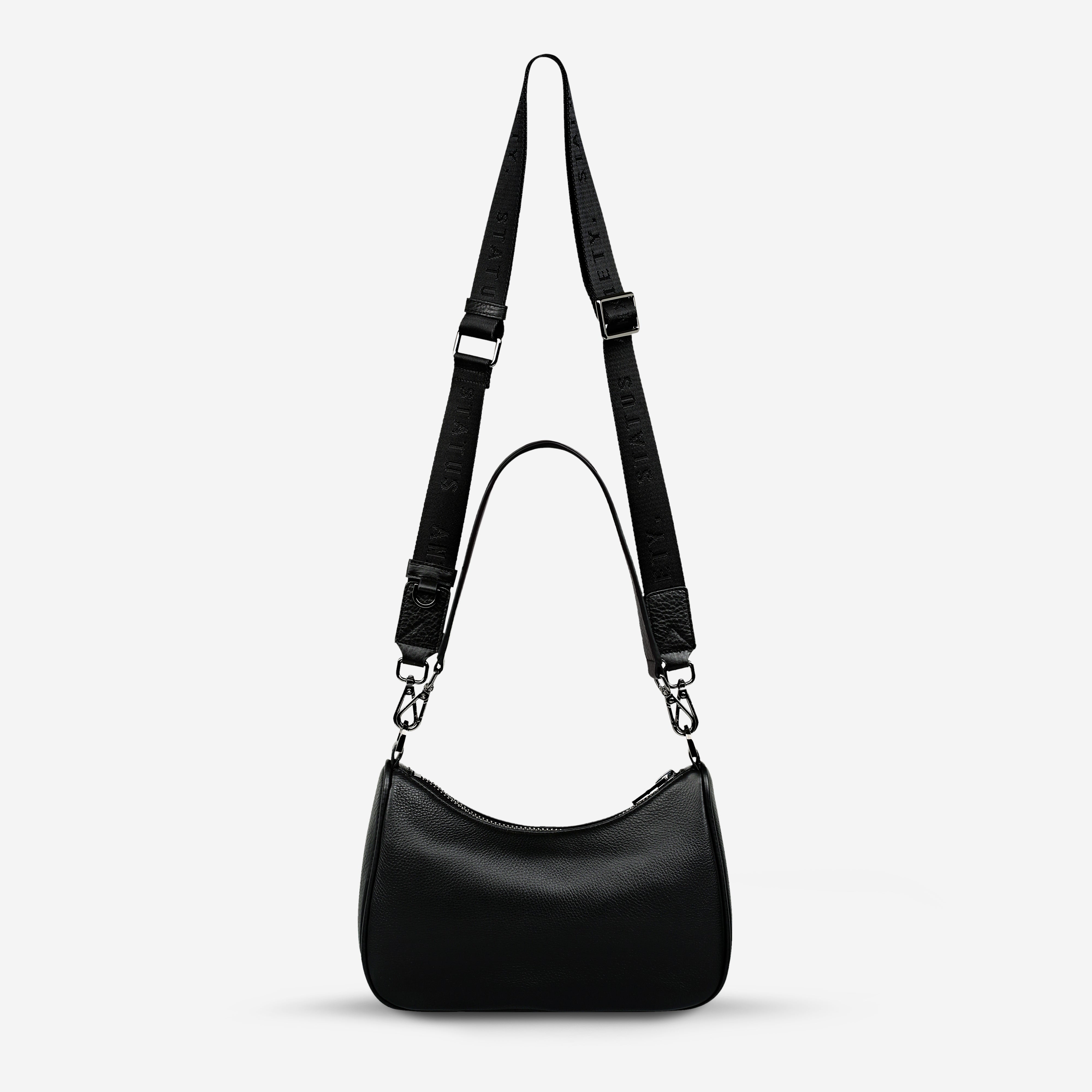 Status Anxiety Look Both Ways Handbag Black