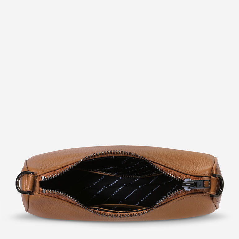 Status Anxiety Look Both Ways Handbag Camel