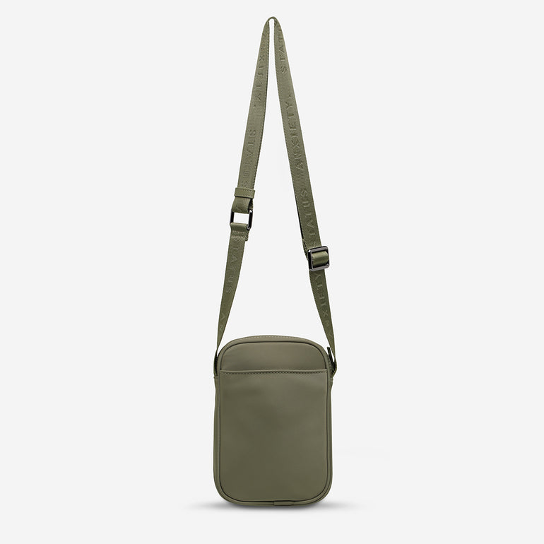 Recycled Status Anxiety Winnie Crossbody Bag Olive