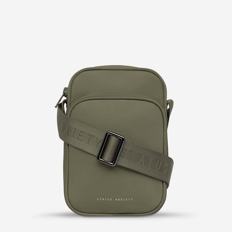 Recycled Status Anxiety Winnie Crossbody Bag Olive