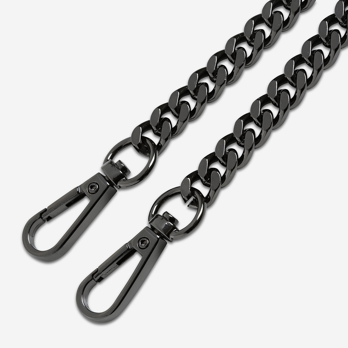 Gunmetal chain bag discount strap