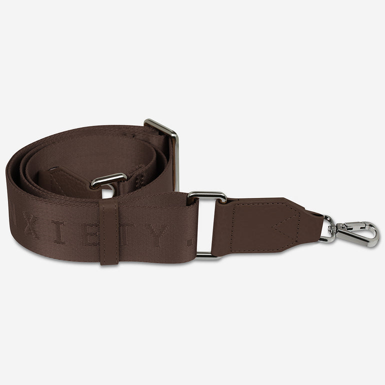 Status Anxiety Cocoa Web Strap for Bags