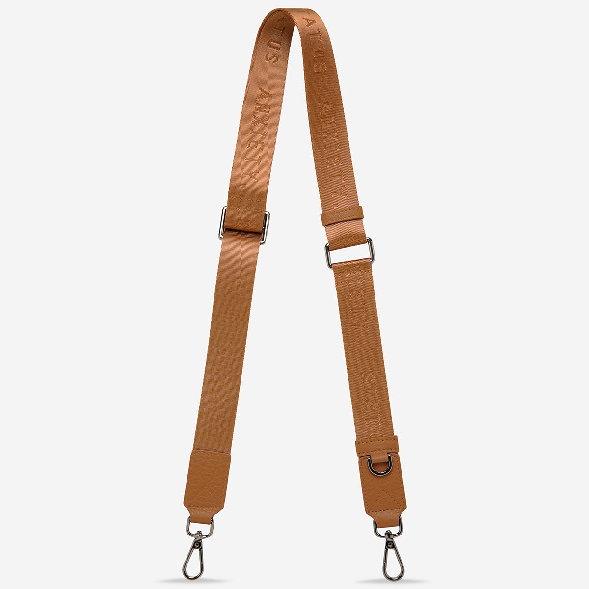 Status Anxiety Camel Thin Webbed Strap for Bags 