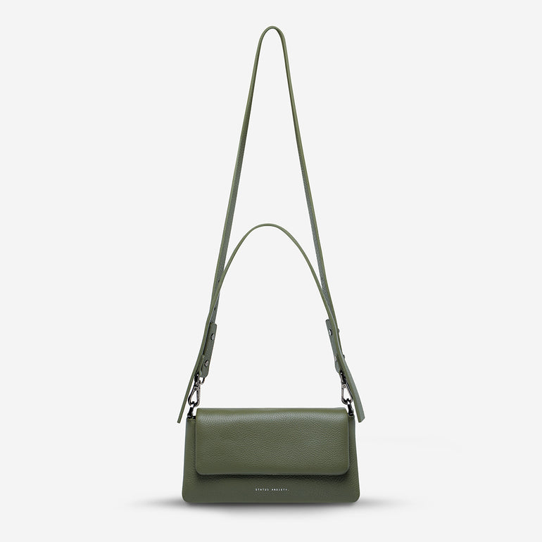 Status Anxiety Zenith Women’s Leather Bag Khaki