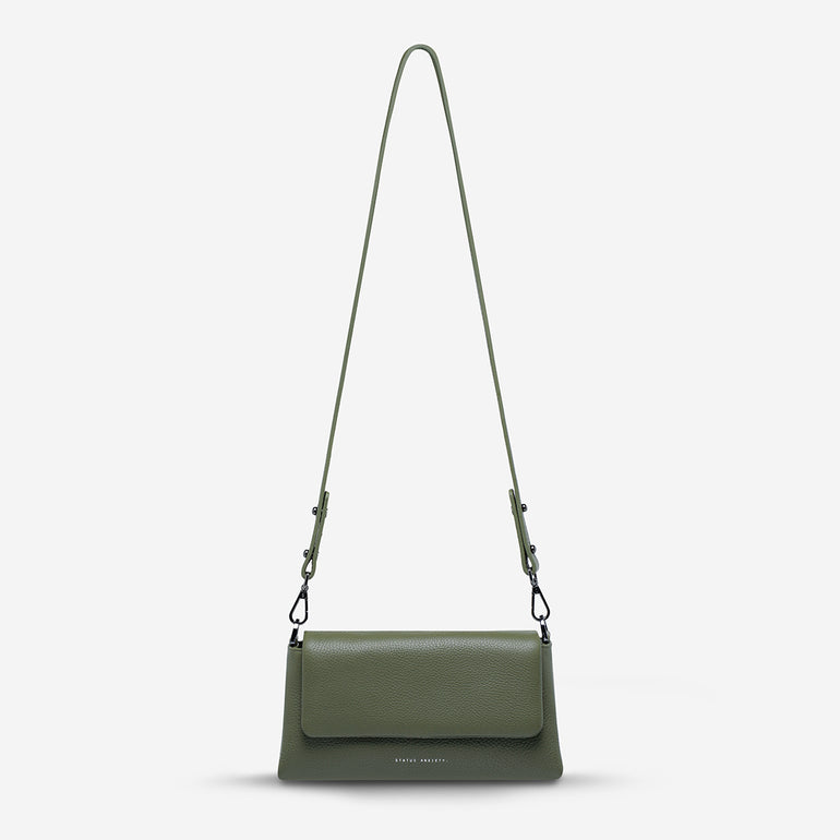 Status Anxiety Zenith Women’s Leather Bag Khaki