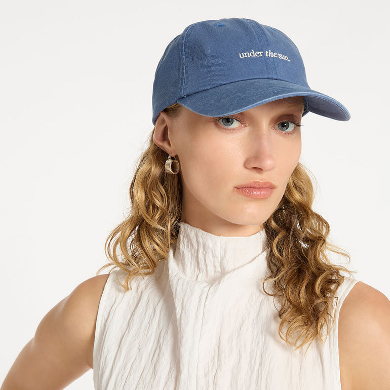 Status Anxiety Under the Sun Hat French Blue