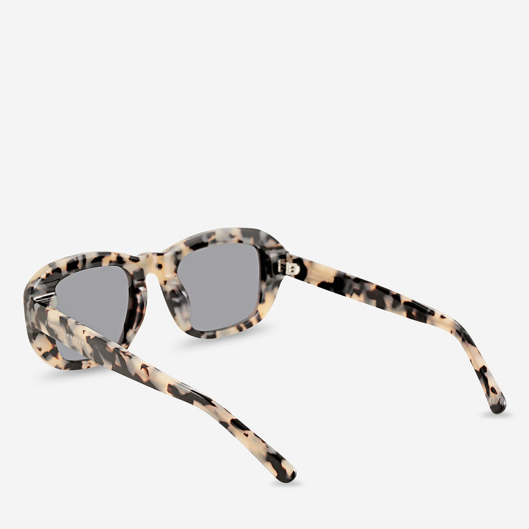 Status Anxiety Cascade Sunglasses White Tort