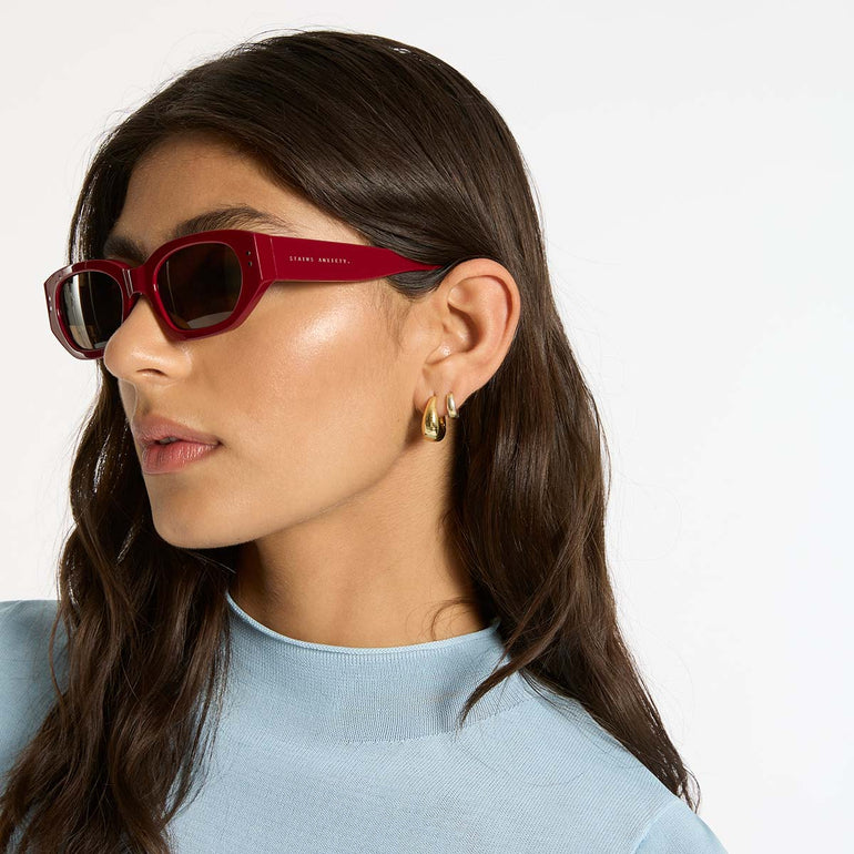 Status Anxiety Luna Sunglasses Cherry