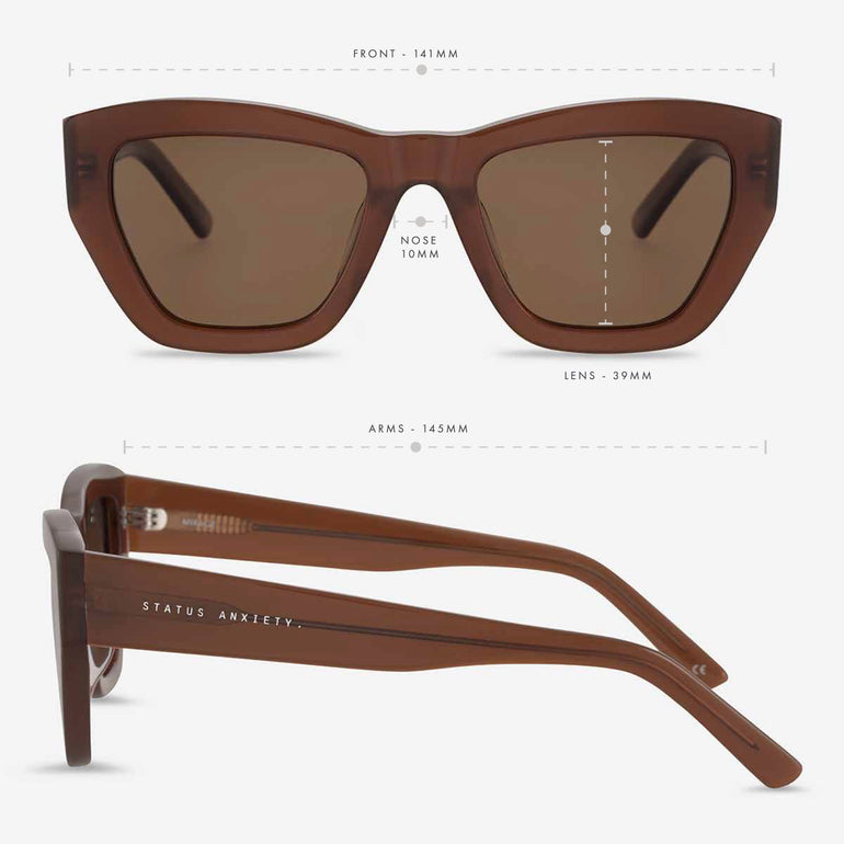 Status Anxiety Mirage Sunglasses Brown