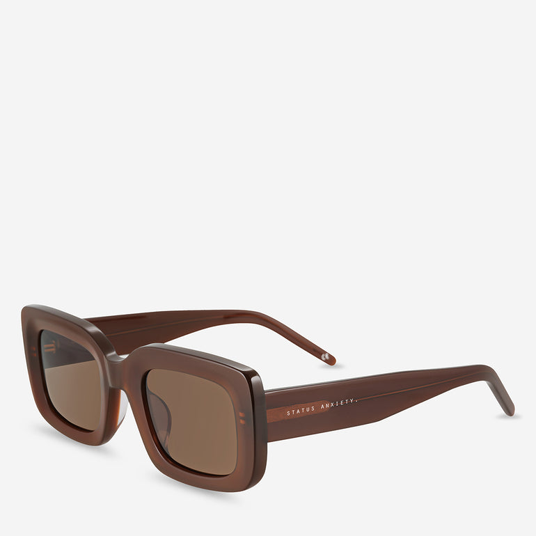 Status Anxiety Unyielding Sunglasses Brown