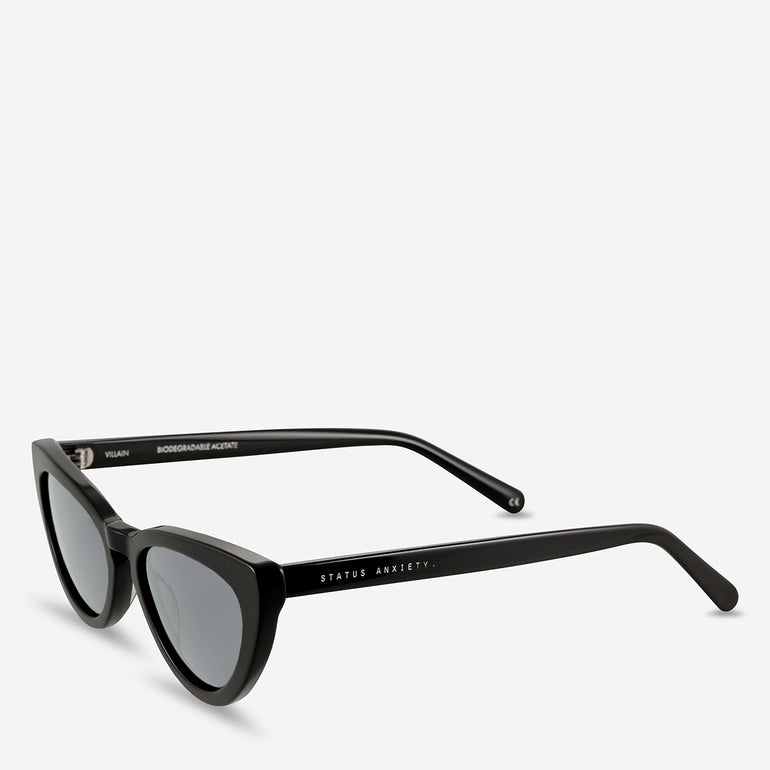 Status Anxiety Villain Sunglasses Black