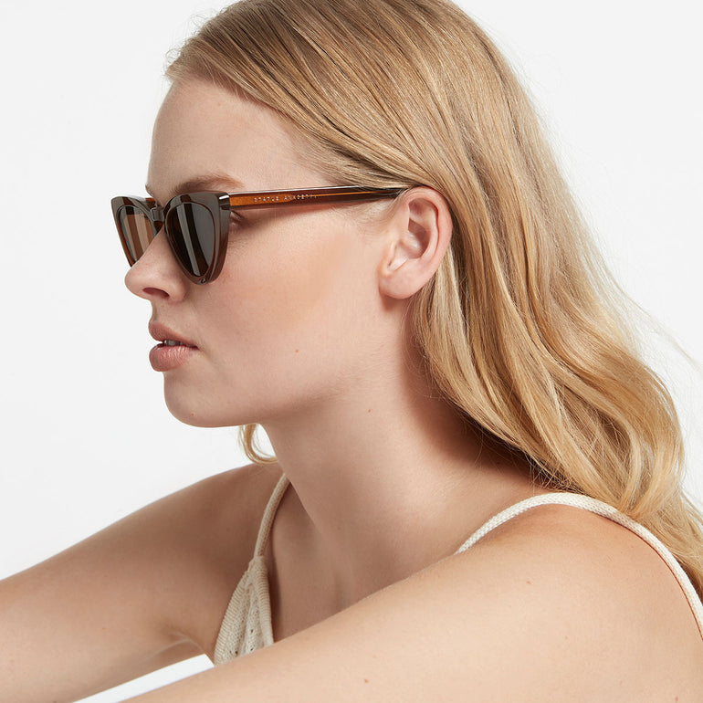 Status Anxiety Villain Sunglasses Brown