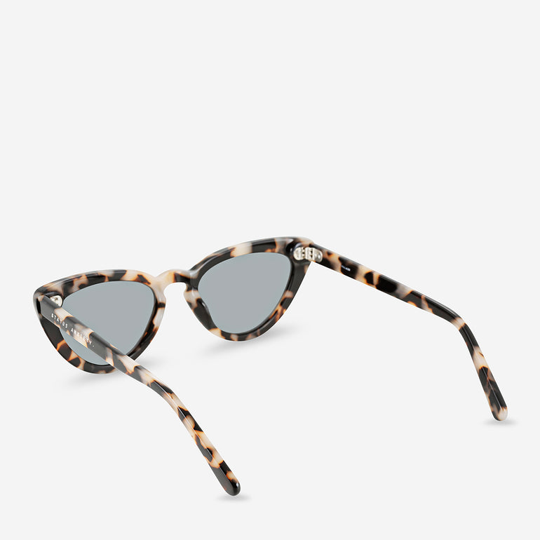 Status Anxiety Villain Sunglasses White Tort