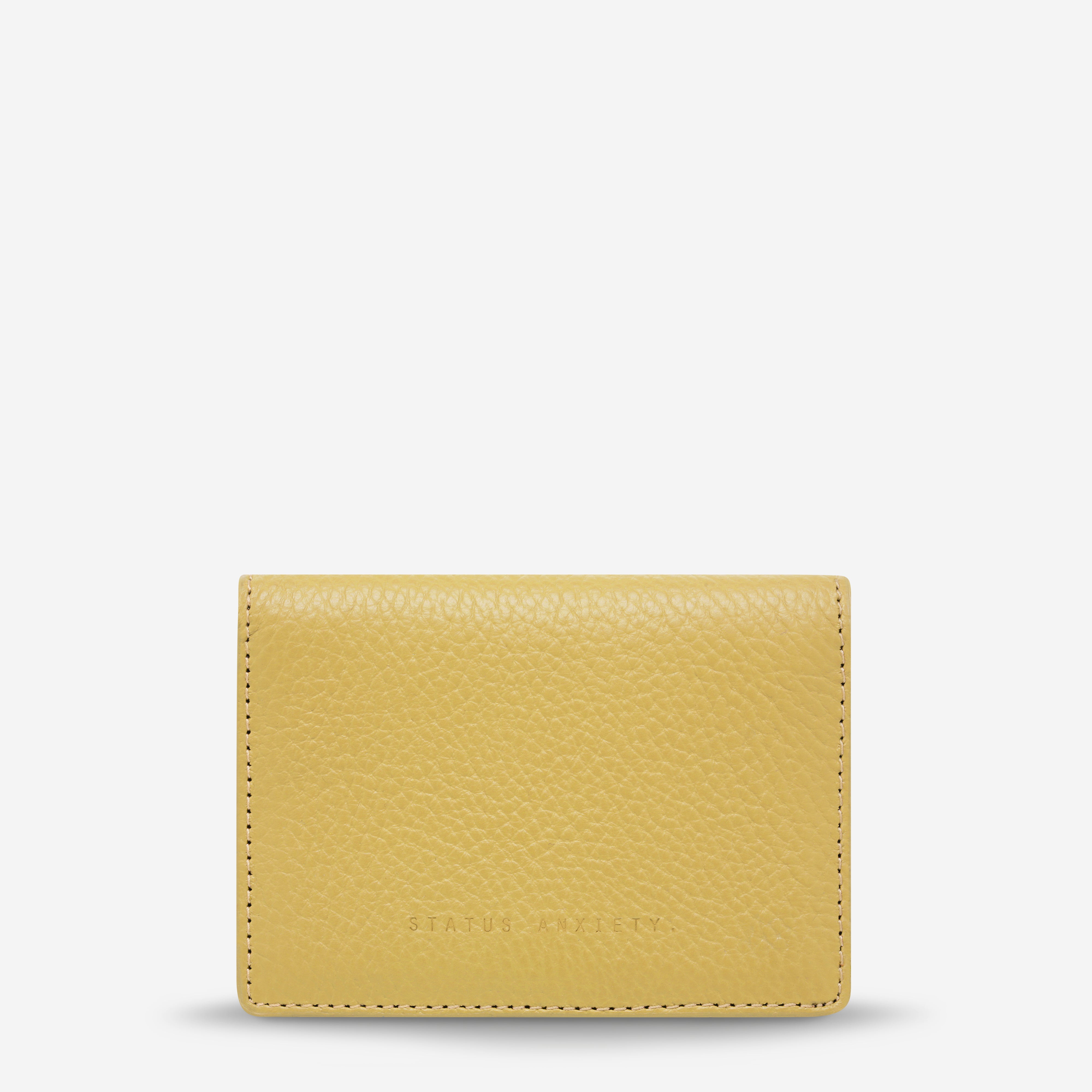 Status Anxiety Easy Does It Women's Leather Wallet Buttermilk