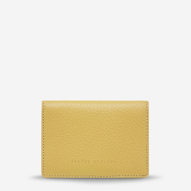 Status Anxiety Easy Does It Women's Leather Wallet Buttermilk