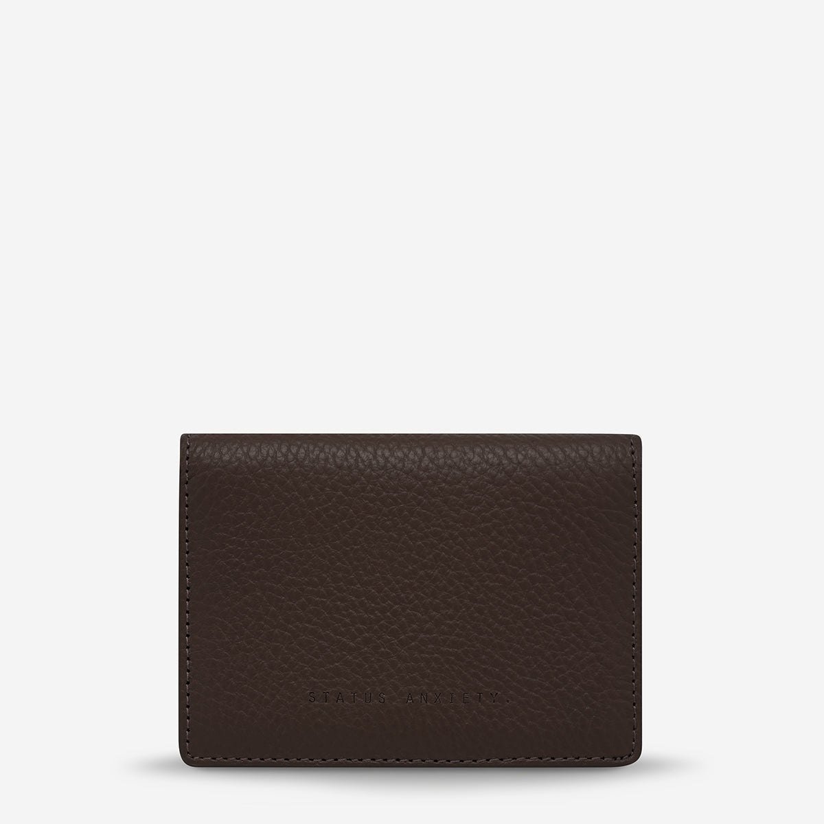 Status Anxiety Easy Does It Women's Leather Wallet Cocoa