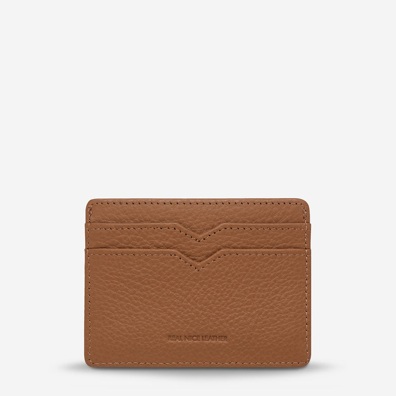 Status Anxiety Together for Now Leather Wallet Camel