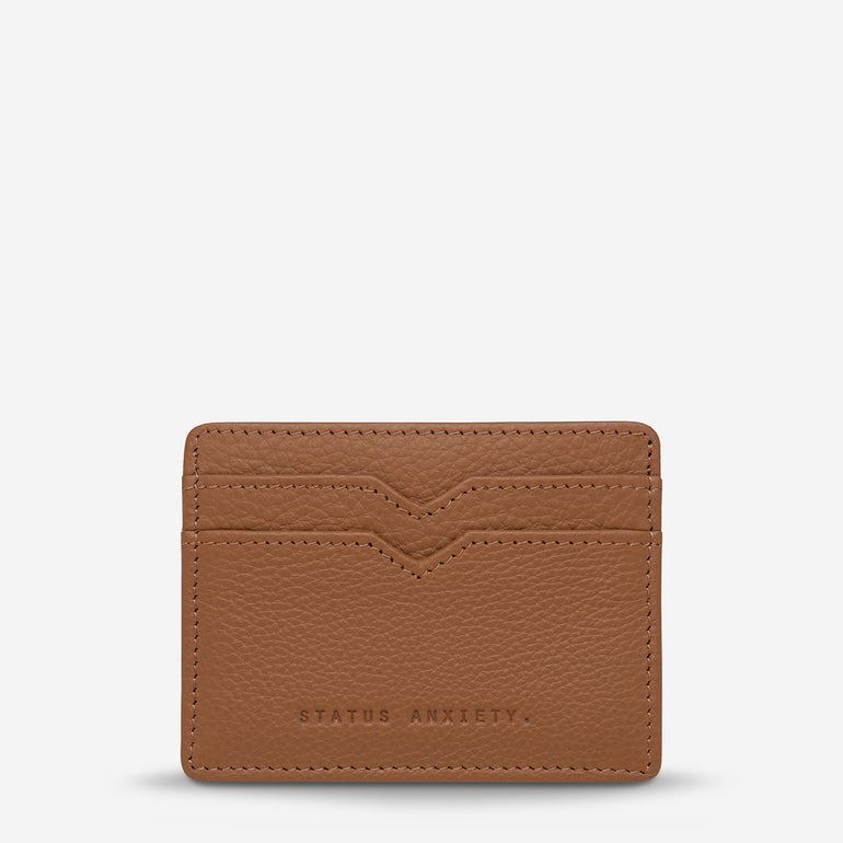 Status Anxiety Together for Now Leather Wallet Camel