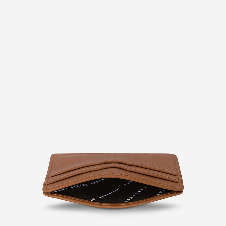 Status Anxiety Together for Now Leather Wallet Camel