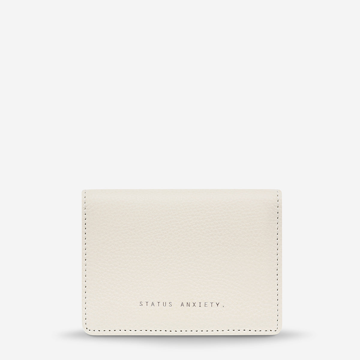 Easy Does It Women's Chalk Leather Wallet | Status Anxiety®