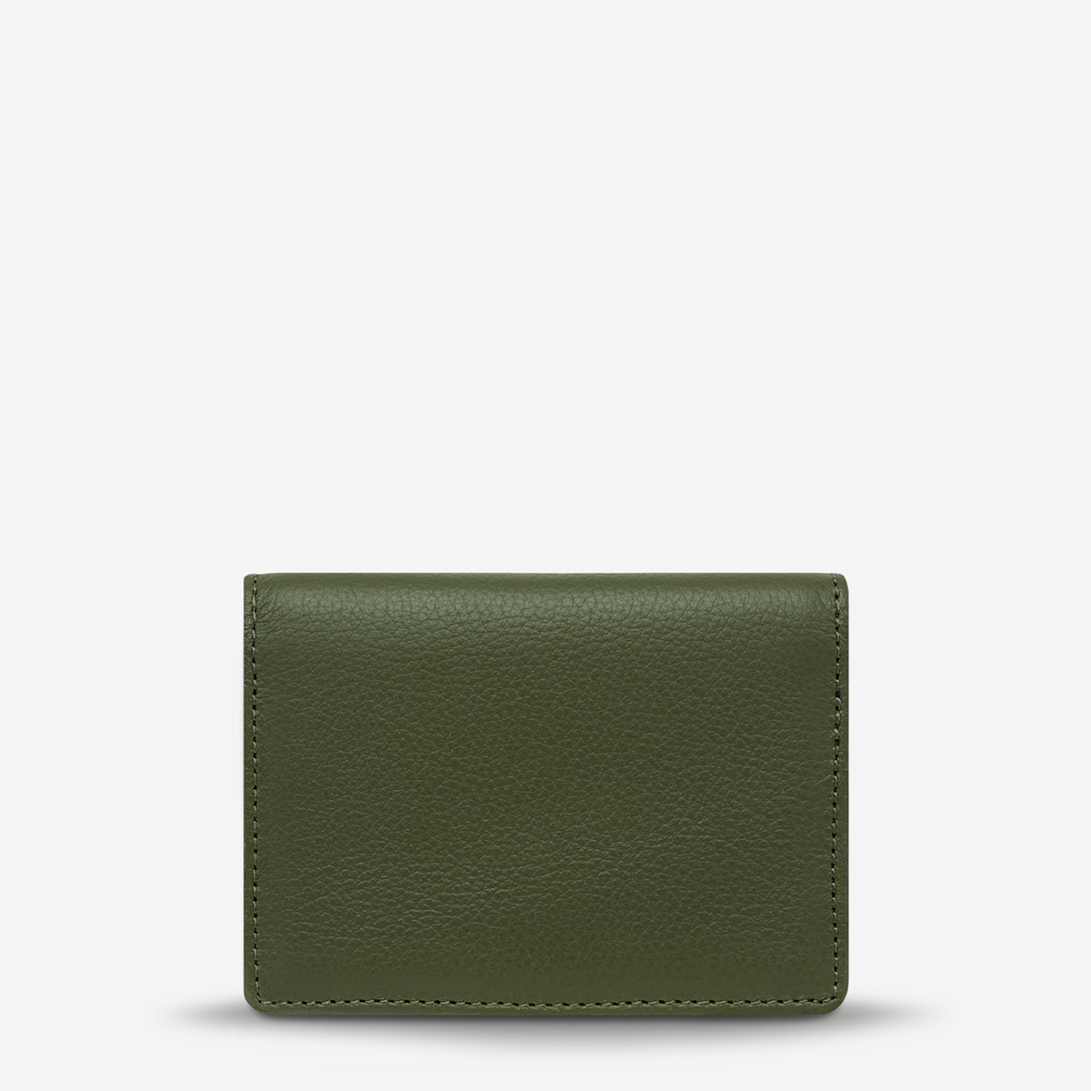 Easy Does It Women's Khaki Leather Wallet | Status Anxiety®