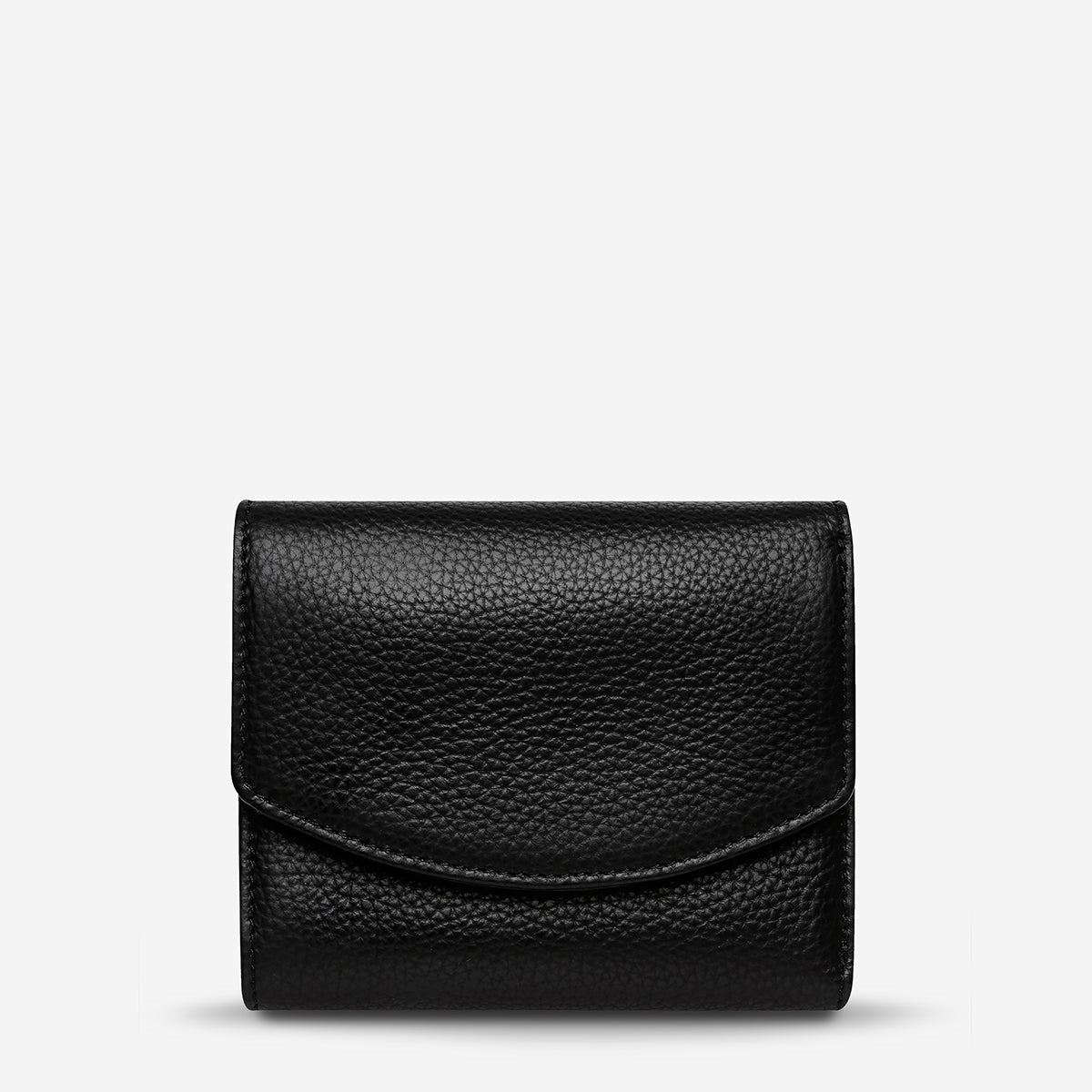 Lucky Sometimes Women's Black Leather Wallet | Status Anxiety®