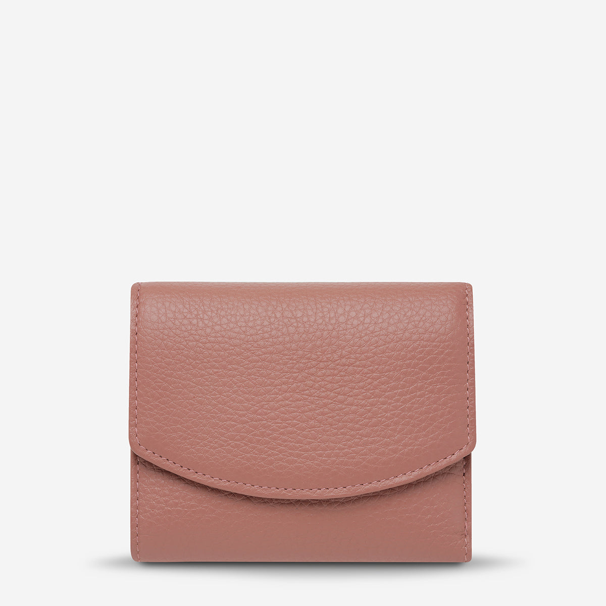 Lucky Sometimes Women's Dusty Rose Leather Wallet | Status Anxiety®